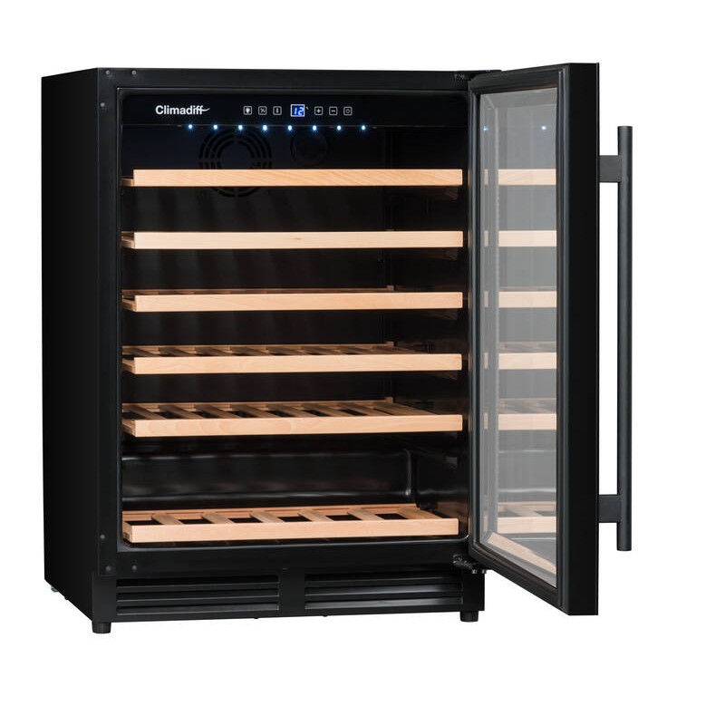 Integrerbart serveringsvinskap CBU51S2B - 51 flasker - Climadiff