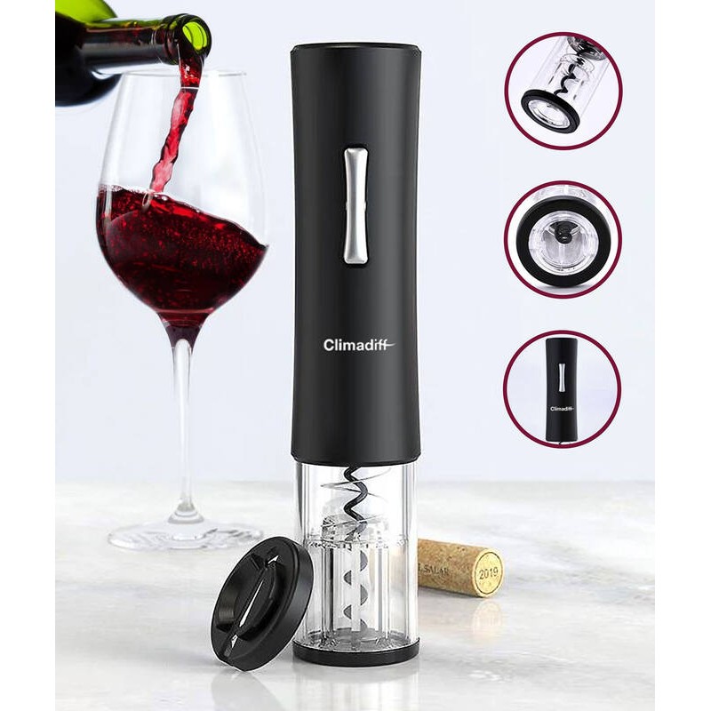 Cavatappi elettrico nero TB5020CL - Climadiff