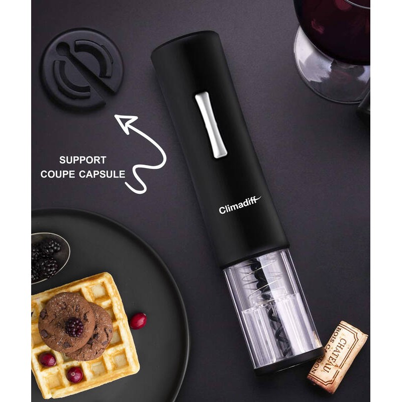 Cavatappi elettrico nero TB5020CL - Climadiff